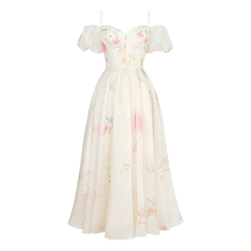 

Женское пикантное мини-платье с открытой спиной, летнее модное женское белое платье с буффами на рукавах, большие летние пляжные платья, повседневное женское платье