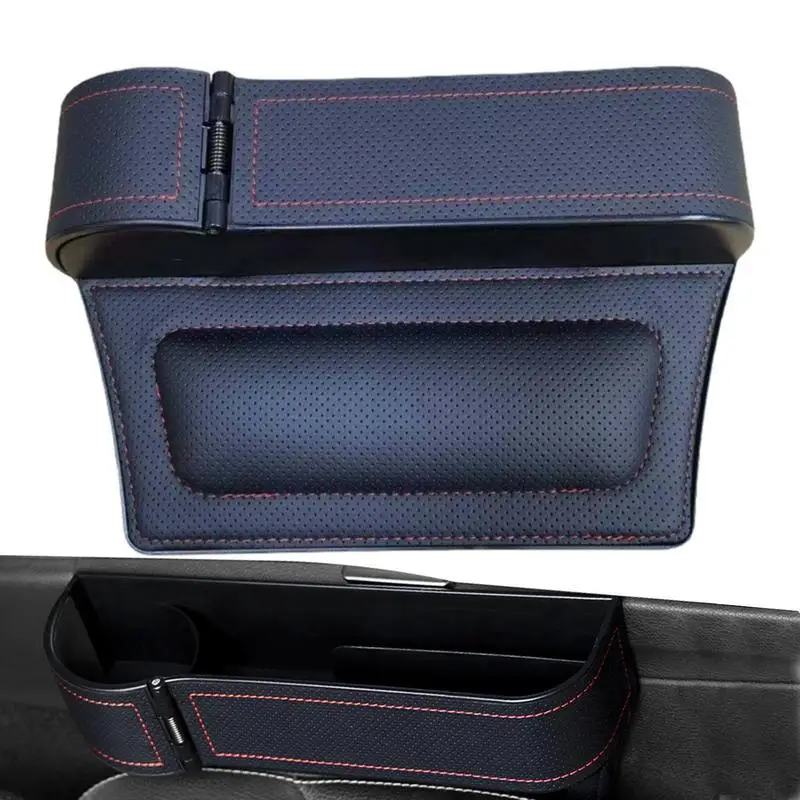 

Car Seat Gaps Filler Organizer Multi-functional Car Organizer And Storage Box 25.5*16.5*6cm Armrest Space Box Car Seat Storage
