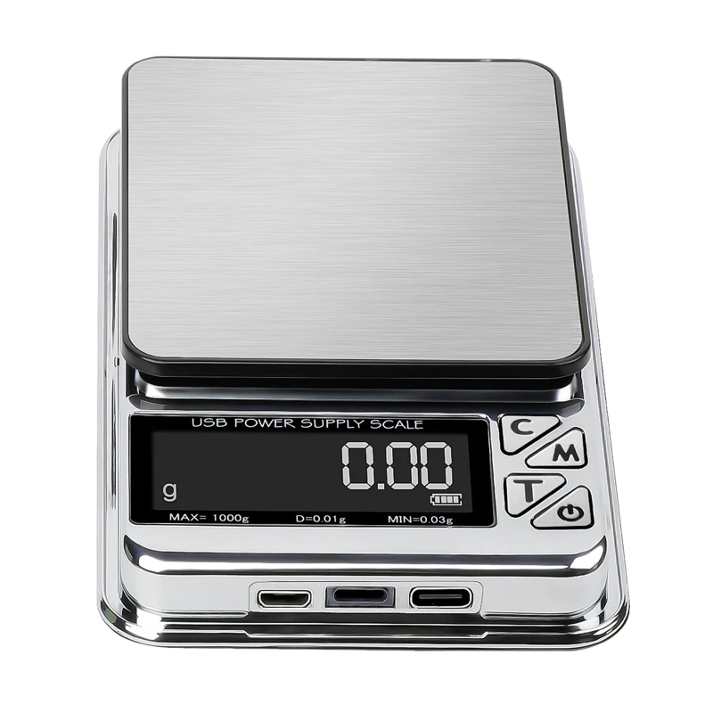 

WSND Professional Pocket Scale with 7 Units Jewellery Weighing Scale LCD Display Tare Function 6 Digits Used for Household