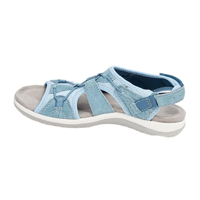 

New Hollow Sandals Women Beach Shoes Summer Women Sandals Casual Flats Solid Color Open Toe Cut Out Soft Female Sandal Plus Size