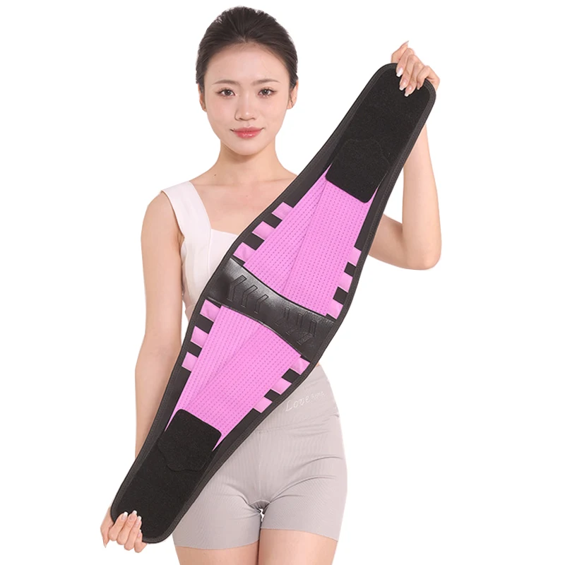 

Широкая САМОНАГРЕВАЮЩАЯСЯ поясничная поддержка для коррекции поясницы, Высокоэластичный уход за здоровьем, снятие боли в спине, поддержив...