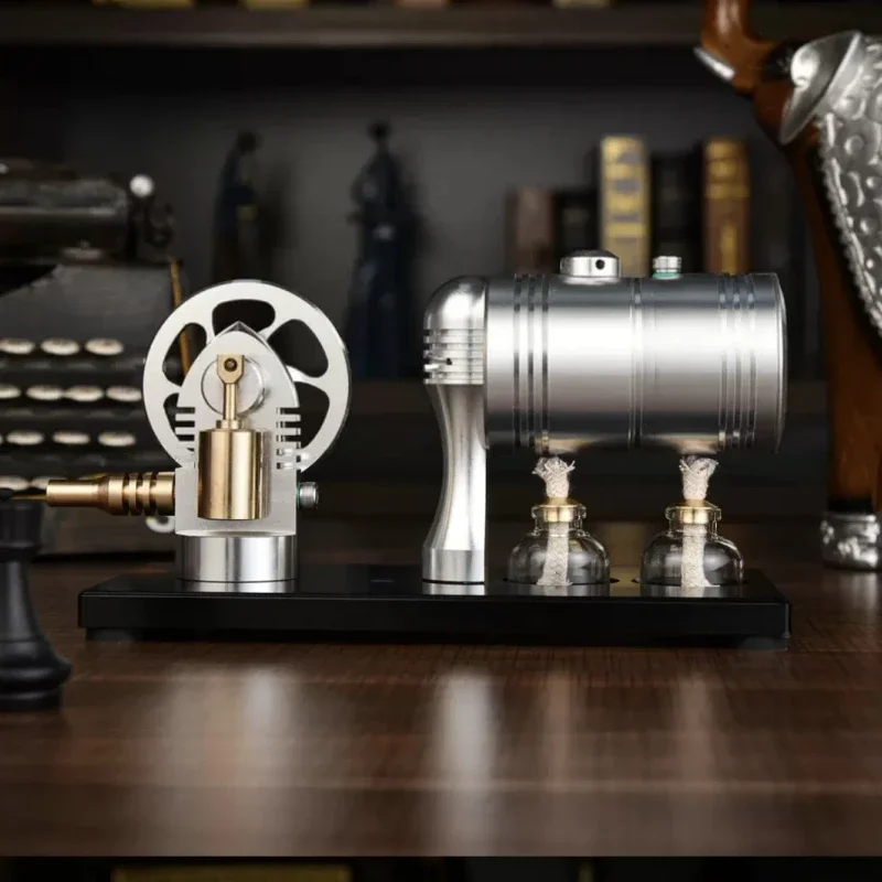 K005 модель с паровым двигателем нагревательным бойлером старт двигателя в стиле