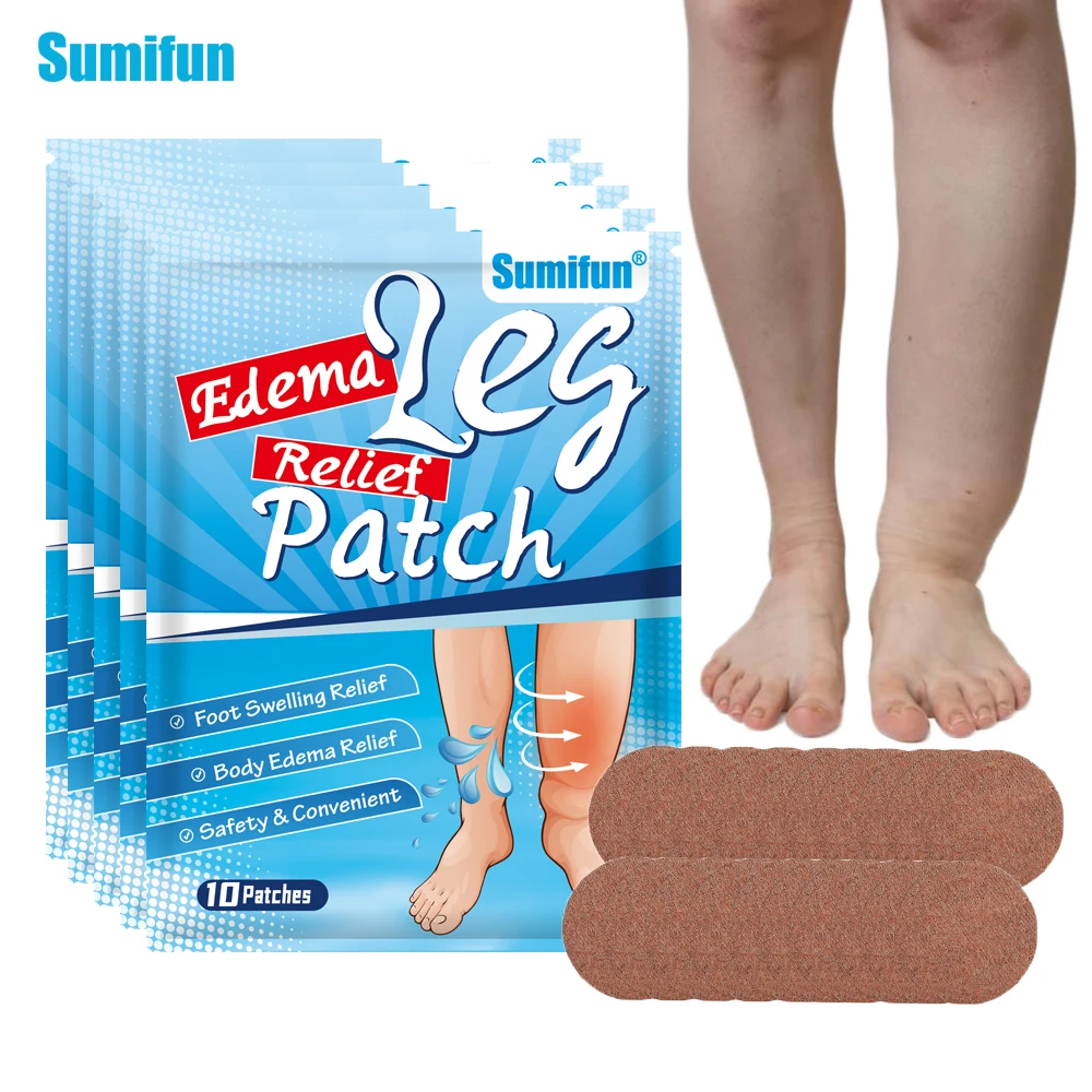 10/30/50Pcs Sumifun Edema Patches Relieve Arm Thigh Dropsy Swelling Sticker Leg Pain Relief Massage Health Care Medical Plaster