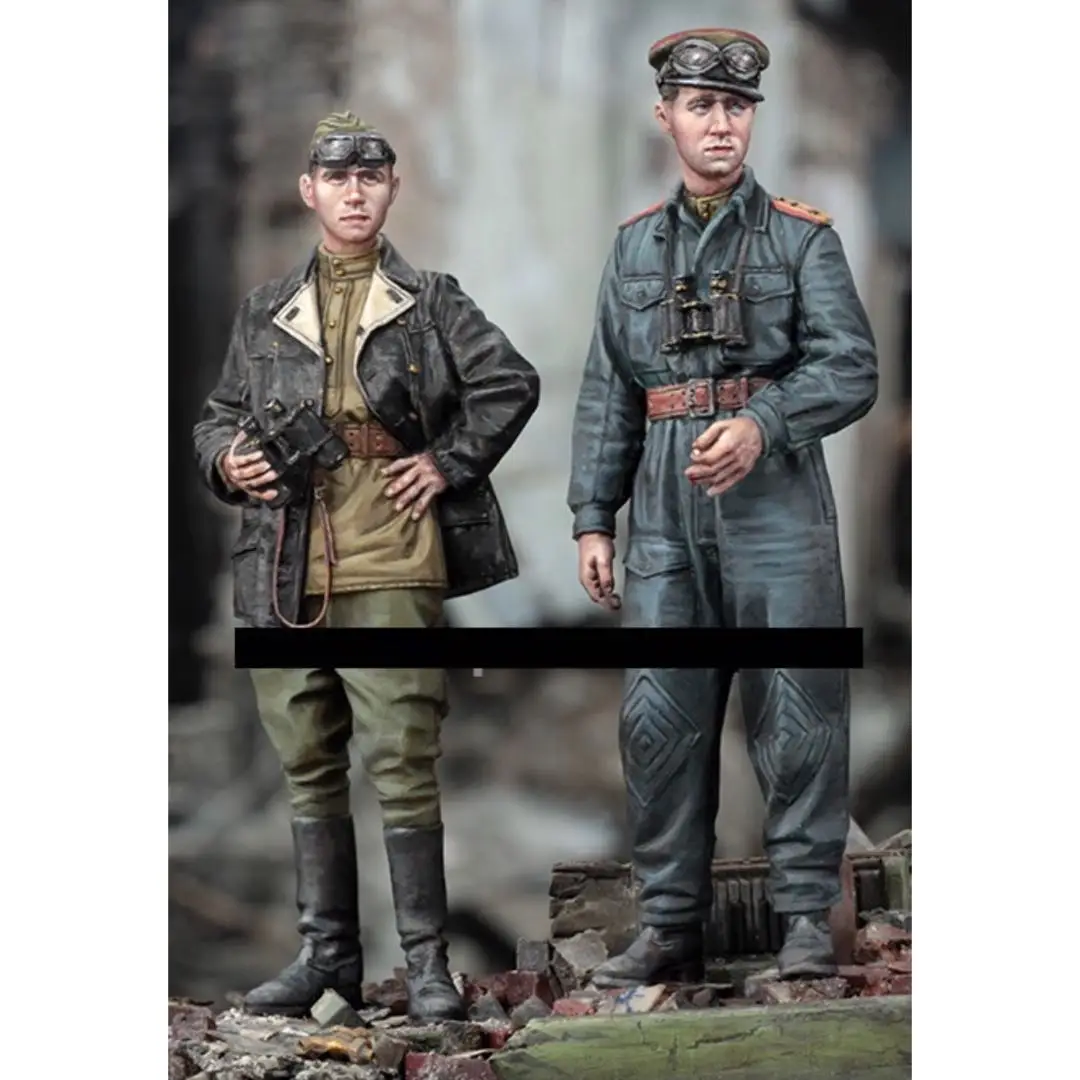 

1/35 Resin Model Figure GK，Soviet soldier , Unassembled and unpainted kit