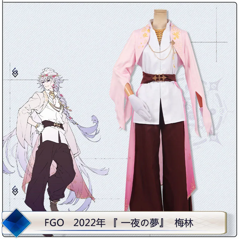 

COSLEE [S-3XL] Fate/большой заказ FGO Merlin Косплей Костюм Униформа Хэллоуин вечеринка наряд реальный на заказ New2022