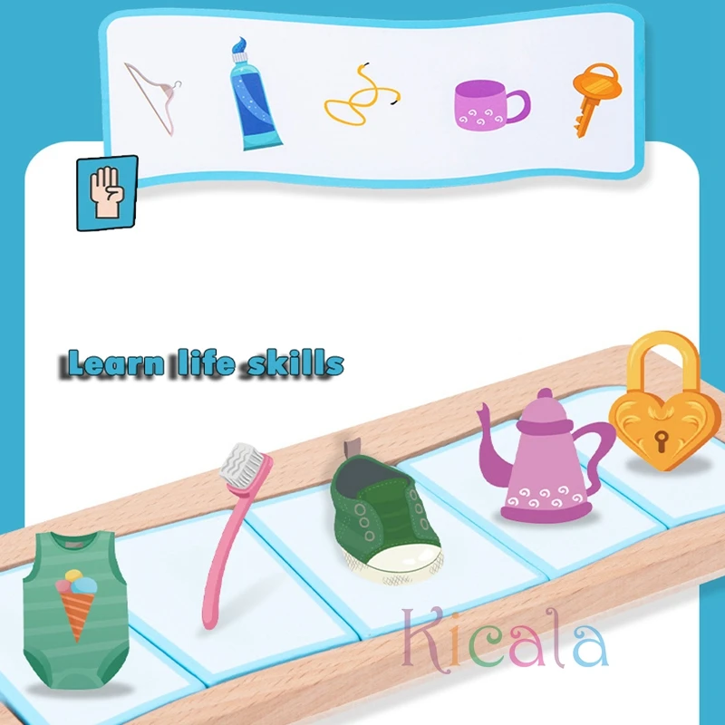 Деревянные игрушки Монтессори для детей