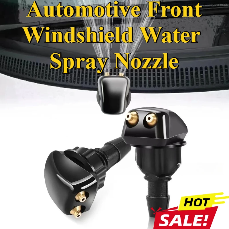 

Распылительная насадка для омывателя лобового стекла автомобиля с двумя отверстиями, насадка для омывателя лобового стекла, насадка для распыления воды стеклоочистителя, подходит для большинства моделей автомобилей