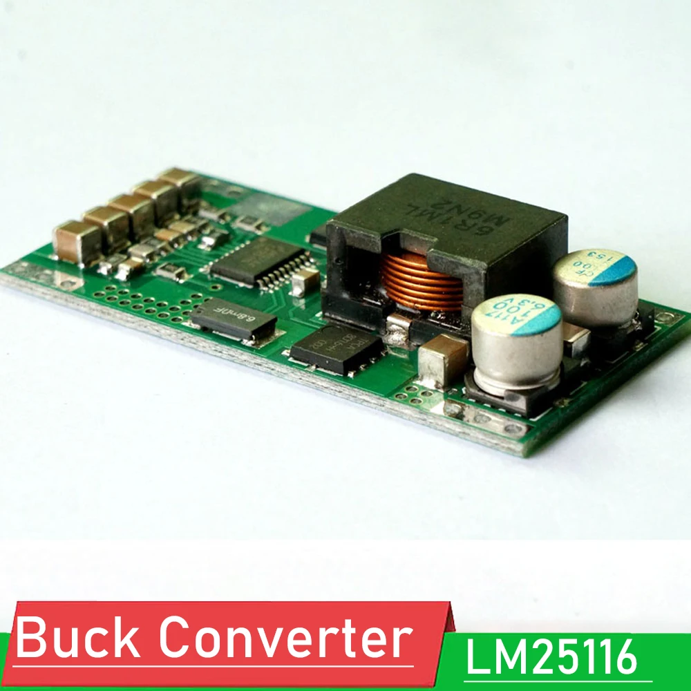 

LM25116 8A high-efficiency synchronous rectification DC-DC Buck Converter module 12V 24V 36V TO 5V 6V 9V 15V 19V Adjustable