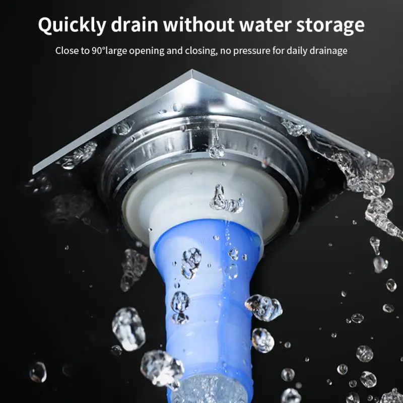 

Silicone Floor Drain Deodorant Core Pipe Odor Drain Insect Control Sewer Ring Washing Machine Anti-backflow Sealer Bathroom Tool