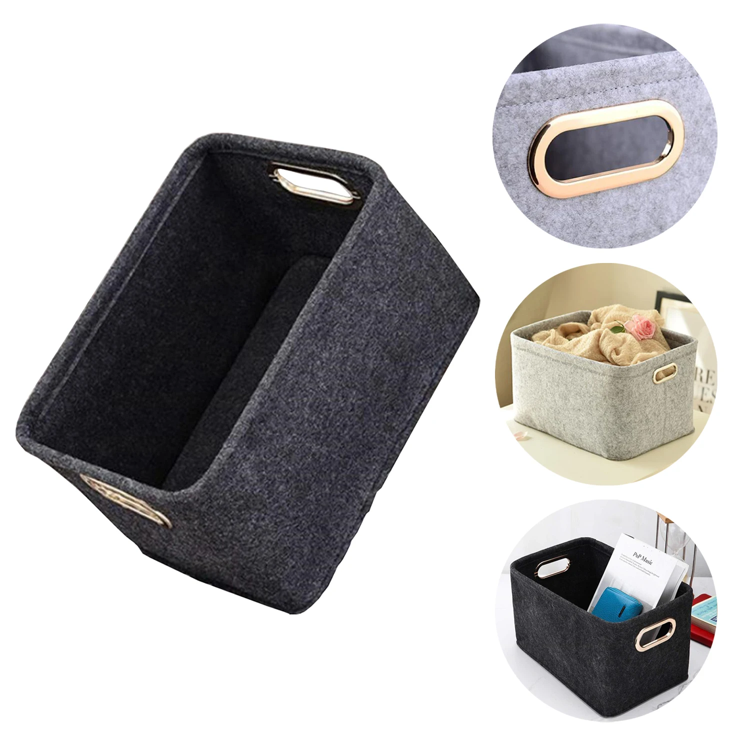 Скандинавская войлочная Подставка для детской комнаты черный серый органайзер