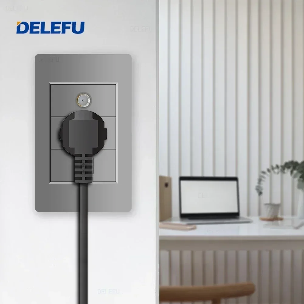 Серая огнестойкая панель из поликарбоната DELEFU Итальянский стандарт 118*74 мм