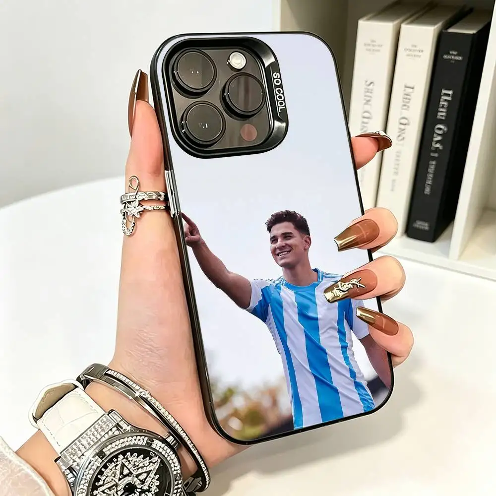 Чехол Box Killer Julián Álvarez-S для iPhone 17, 16, 15, 14, 13, 12, 11 Plus Pro Max, цветной, серебристый, Funda Bumbe (art.: 3920db69f56f8) - 3920db69f56f8
