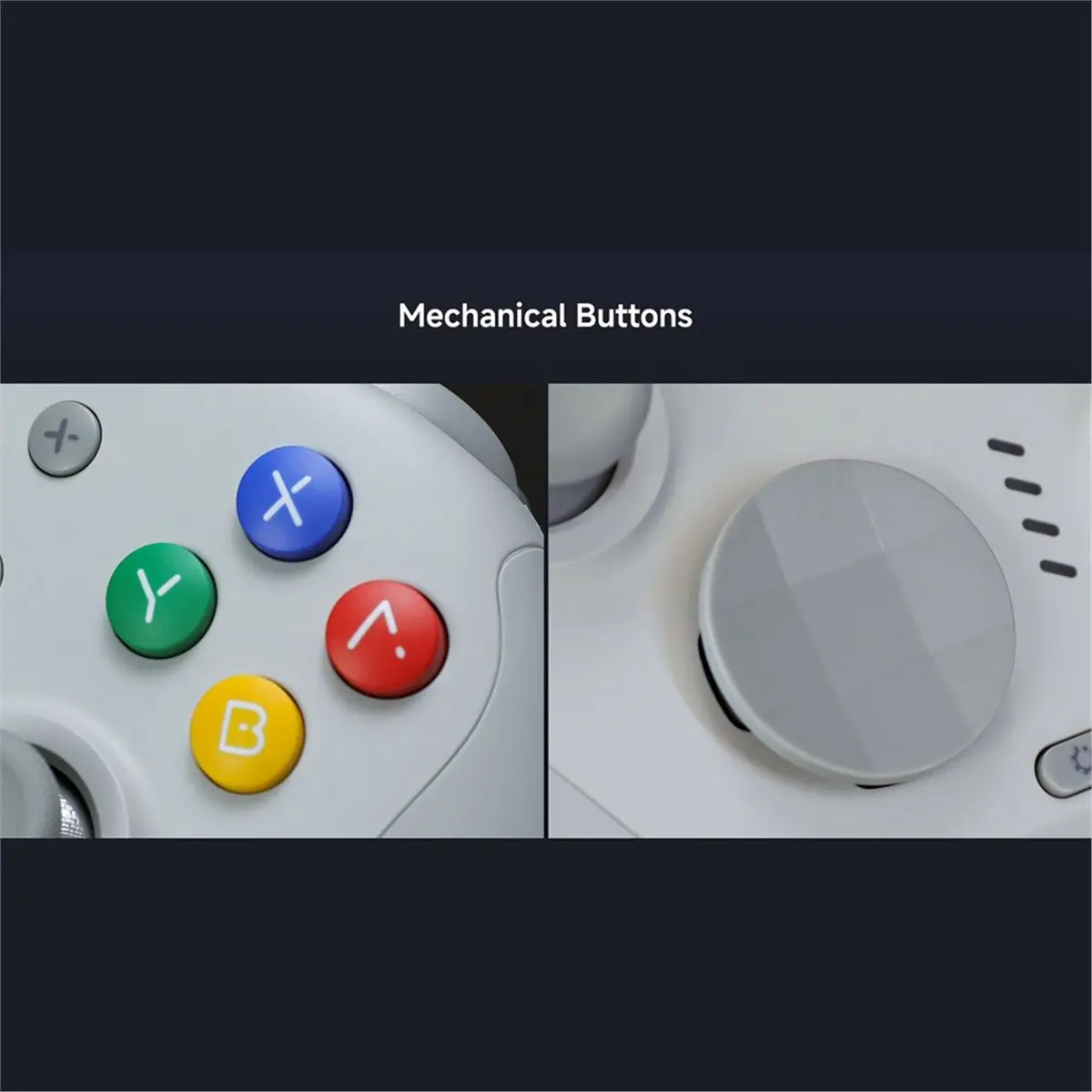 Фото Механический Bluetooth-контроллер xin828 CHITU 2 HD для Switch 1/2, ПК, Android, геймпад с джойстиками TMR Glide и зарядной док-станцией №3