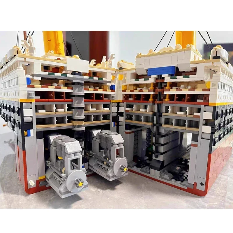 9090 шт. совместимый с фильмом Титаник 10294 большой круизный лодка корабль пароход
