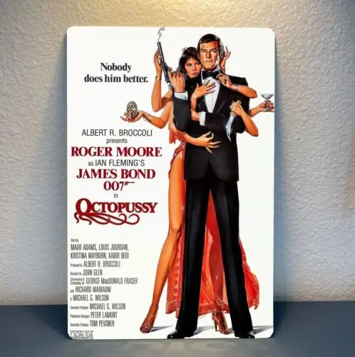 

Металлическая табличка Джеймс Бонд Октопуссси 20x30 см
