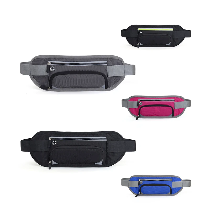 Fashion Sports Running Bag Mens Chest Bag Belt Bag Reflective Tape Utility Travel Fanny Pack Running Bag Waist Bag