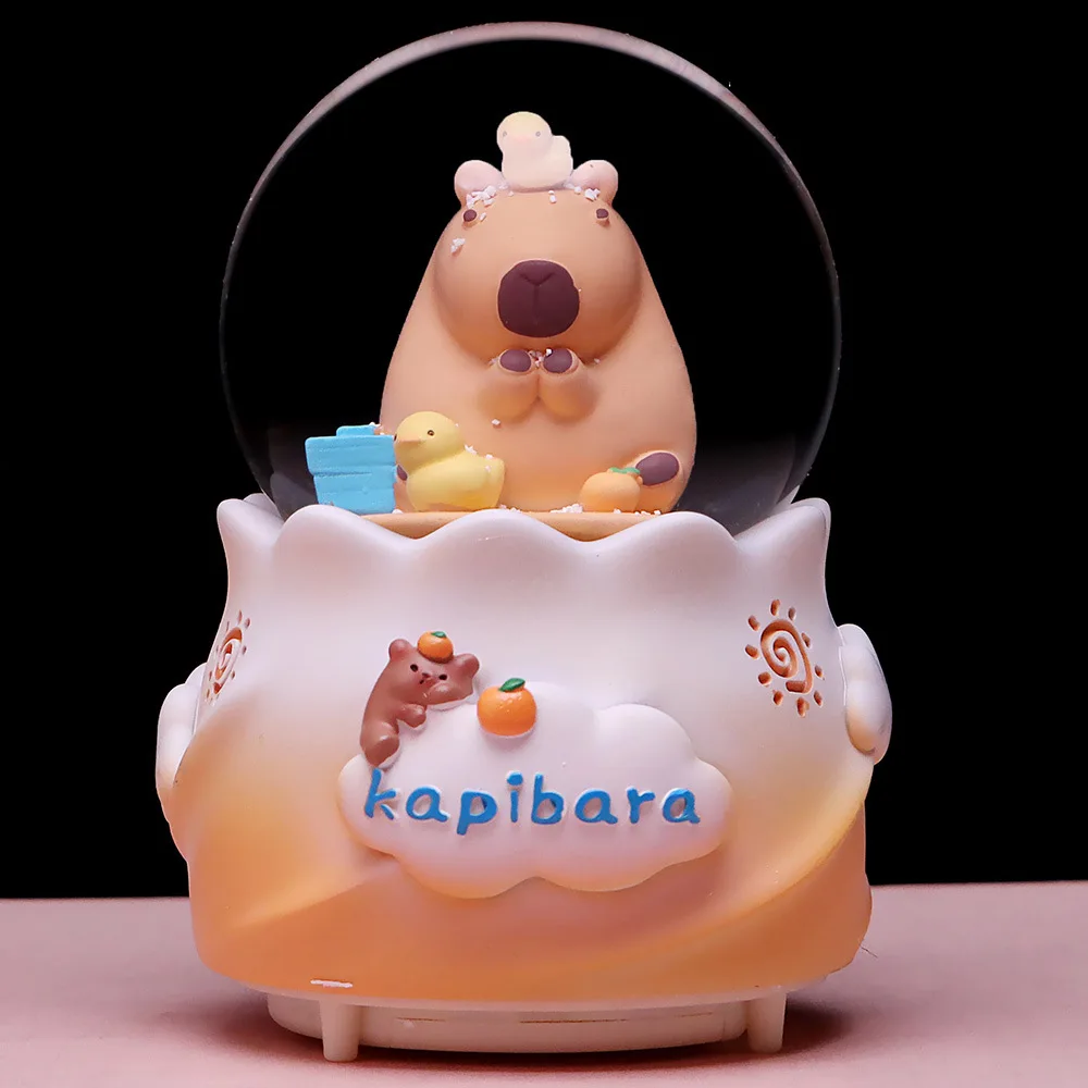 Аниме Kuromi хрустальный шар фигурка модели почтовые музыкальные шкатулки Crayon Shin-chan