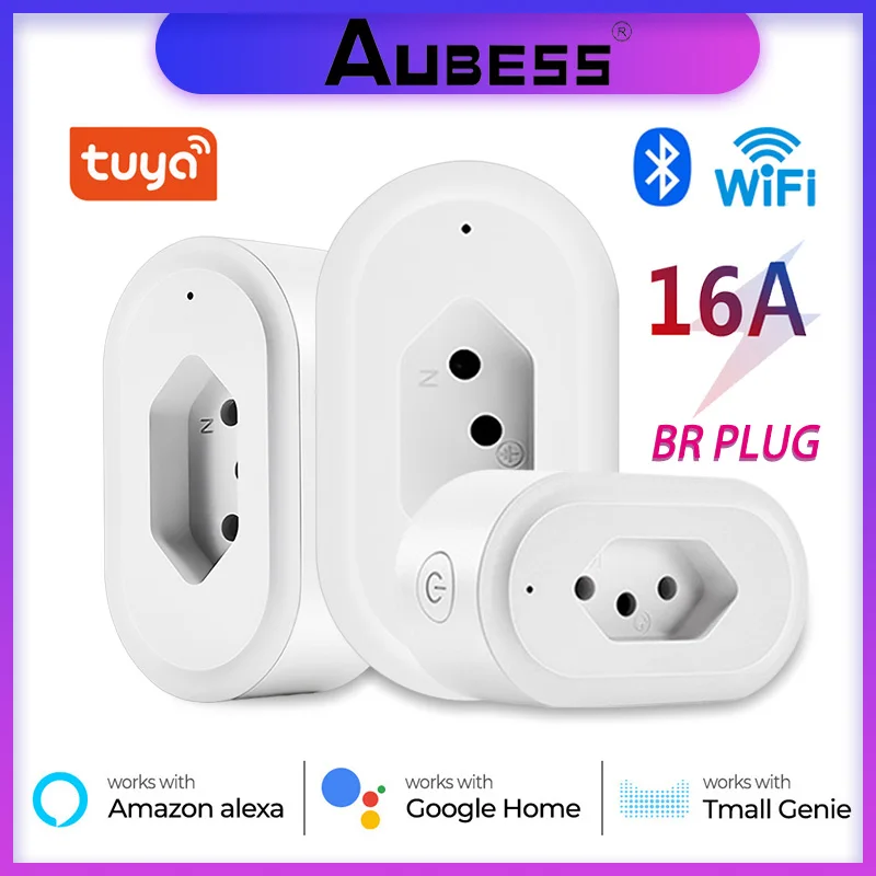 

1/4 шт., смарт-розетка с Bluetooth, 16 А