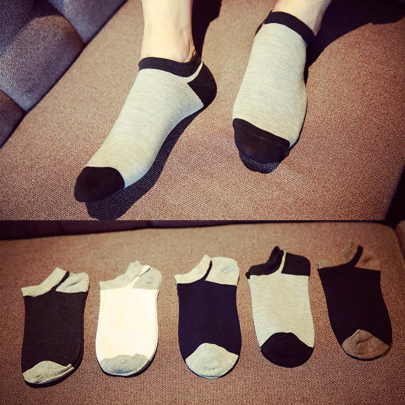 20pcs=10pairs Men's Socks Cotton Boat Socks Summer Spring Thin Male Casual Men Sock Breathable Ankle Sock Short Socks Meias