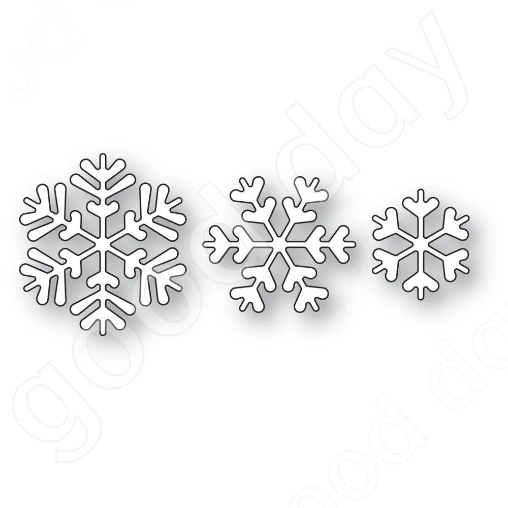 

2022 New Arrival Alpine Snowflakes Metal Cutting Dies Scrapbook Diary Decoration Embossing Template Diy Greeting Card Handmade