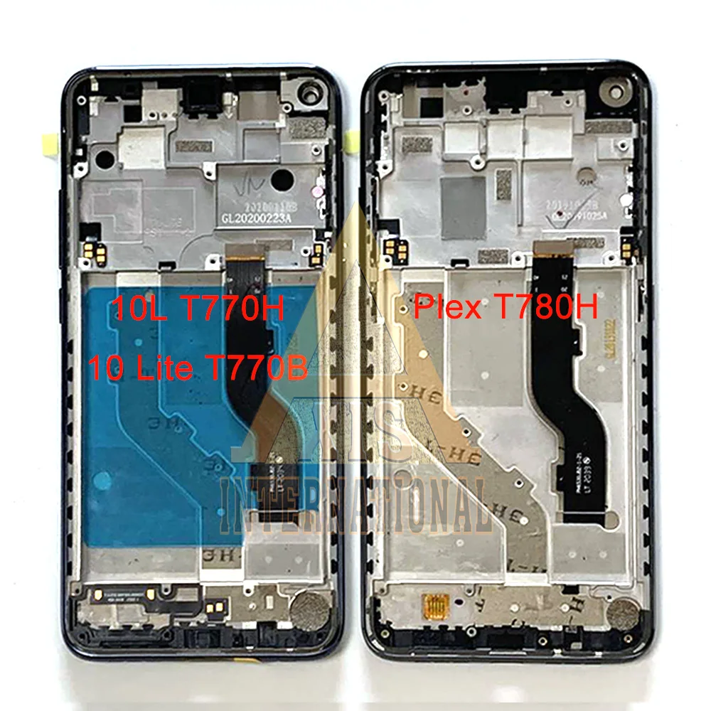 ЖК-экран с рамкой и дигитайзером сенсорной панели для TCL Plex T780H, экран 6,53 дюйма для TCL 10L LCD 10 Lite T770H T770B, оригинал