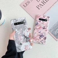 simple rose samsung note20ultra mobile phone case suitable for samsung s9plus all inclusive soft shell box a51 a42 a71 s10 case