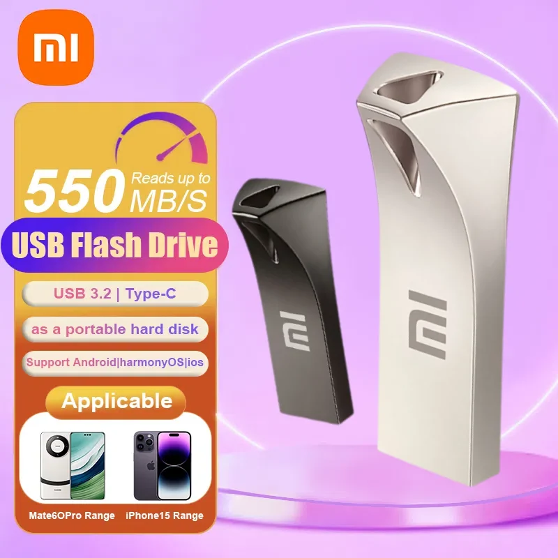 USB-флеш-накопитель Xiaomi в металлическом корпусе USB 3 0 1 ТБ