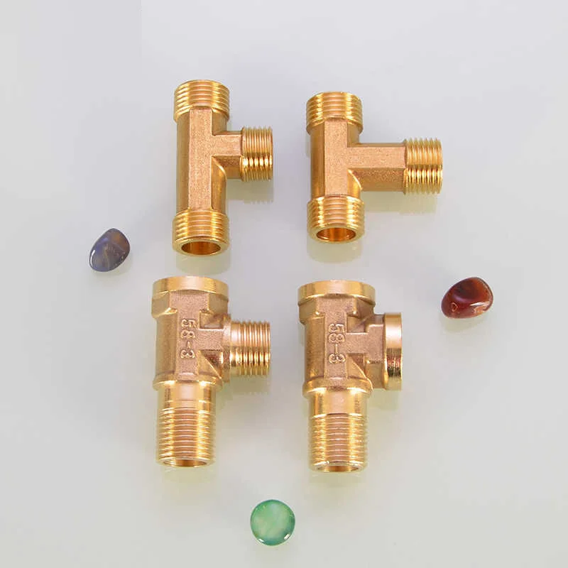 Удлинитель 1/2 дюйма тройник из меди с тремя наружными зубцами удлинитель DN15