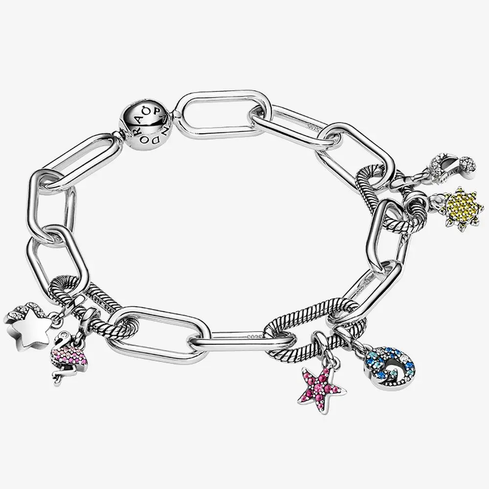 

Браслет-цепочка Pandora ME из серебра 925 пробы с бусинами