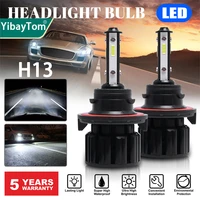 2x super bright durable 120w 9008 h13 led headlight bulbs car headlamp 20000lm 6000k white hilo beam drl fog light replacement
