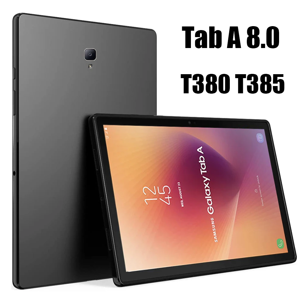 

Чехол для планшета Samsung Galaxy Tab A 8,0 2017 T380 T385, гибкий мягкий силиконовый защитный ударопрочный чехол из ТПУ для Tab A2 S