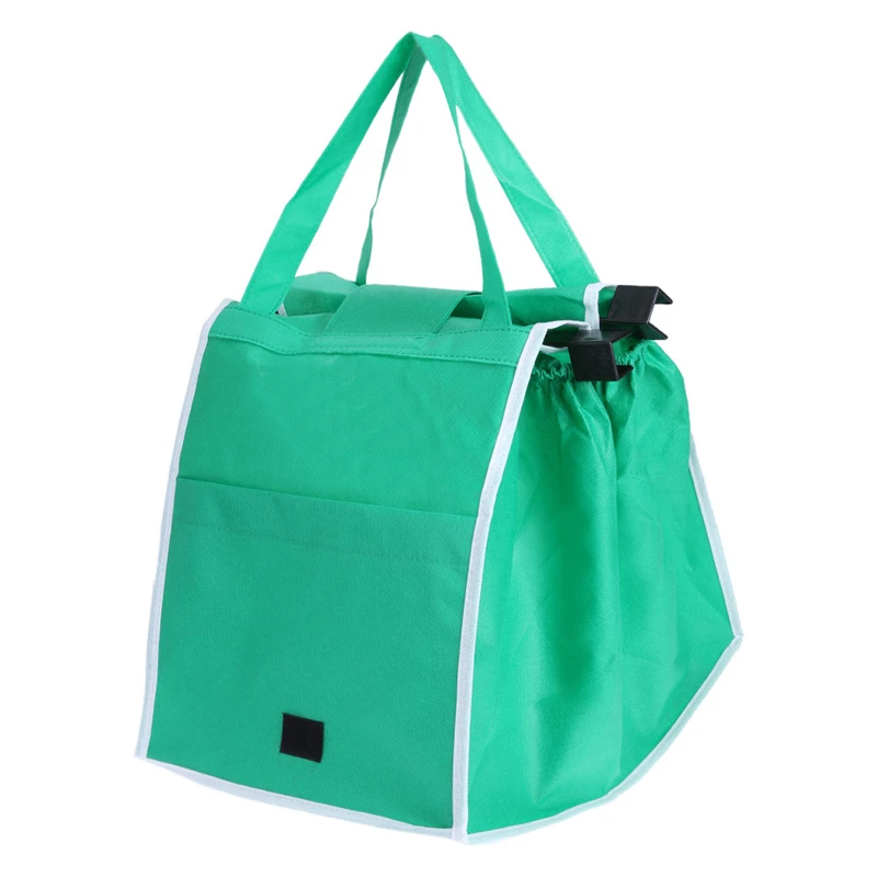 

1pc Eco-Friendly Foldable Reusable Shop Handbag Supermarket Thicken Trolley Shopping Cart Totes Portable Grocery Store Bags