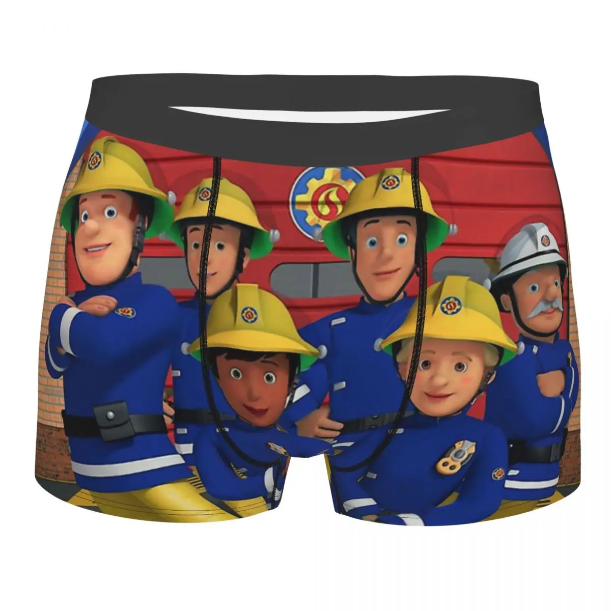 

Fireman Sam Underpants Homme Panties Male Underwear Comfortable Shorts Boxer Briefs