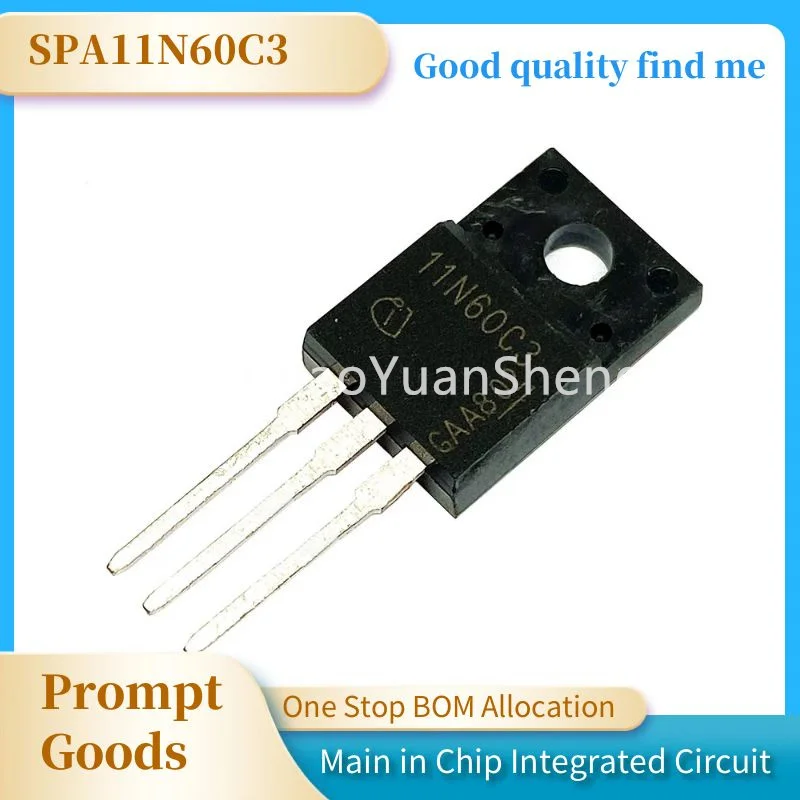 SPA11N60C3 TO220F 11N60C3 TO-220F 600V 11A MOS трубка с полевым эффектом абсолютно новый оригинальный