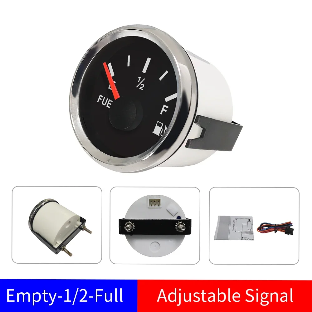Популярный измеритель уровня топлива 52 мм регулируемый сигнал с красной