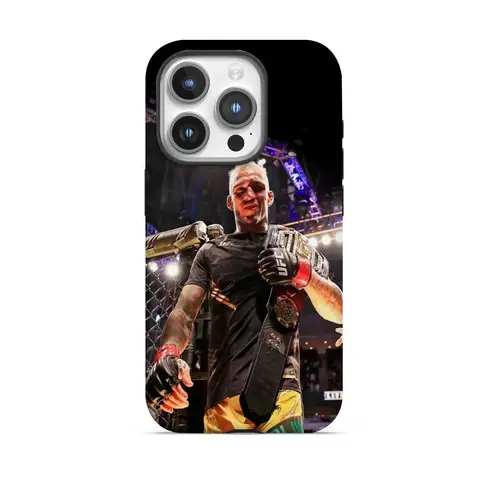 Чехол для телефона Fighting Fighting Charles Oliveira для Samsung S25 S24 S23 S22 S21 A56 A36 A26 A16 FE Ultra Plus Glossy HD Film Cover