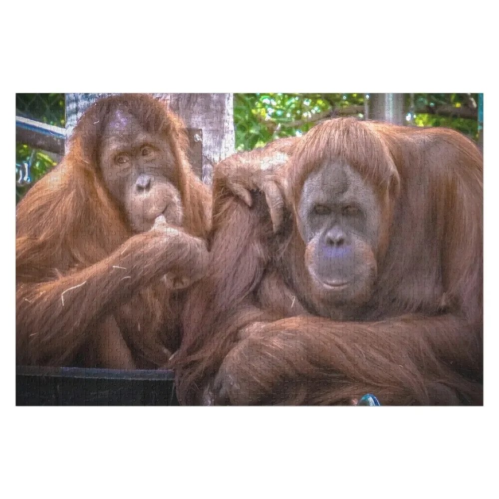 Пазл Непослушный орангутанг персонализированный подарок с фотографией