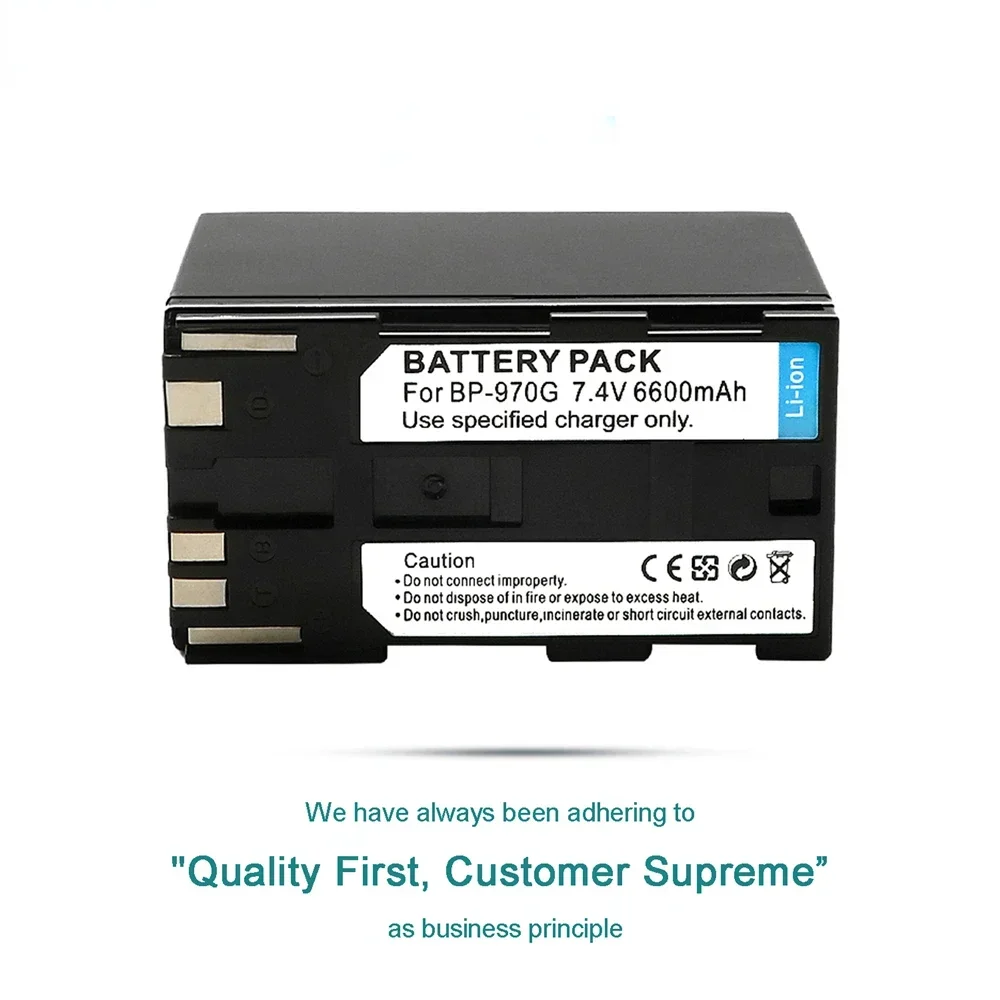 Аккумулятор 6600 мАч для Canon EOS C100 Mark II C300 PL GL2 XF100 XF105