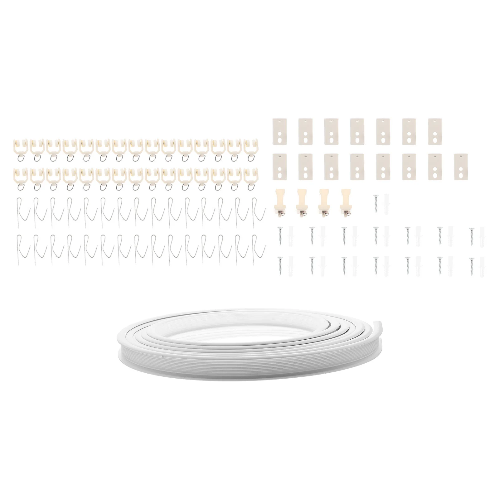 

Track Curtain Ceiling Curved Rail Mount Flexible Room Divider Window System Wall Rv Supplies Windows Kit Bay Balcony Bendable