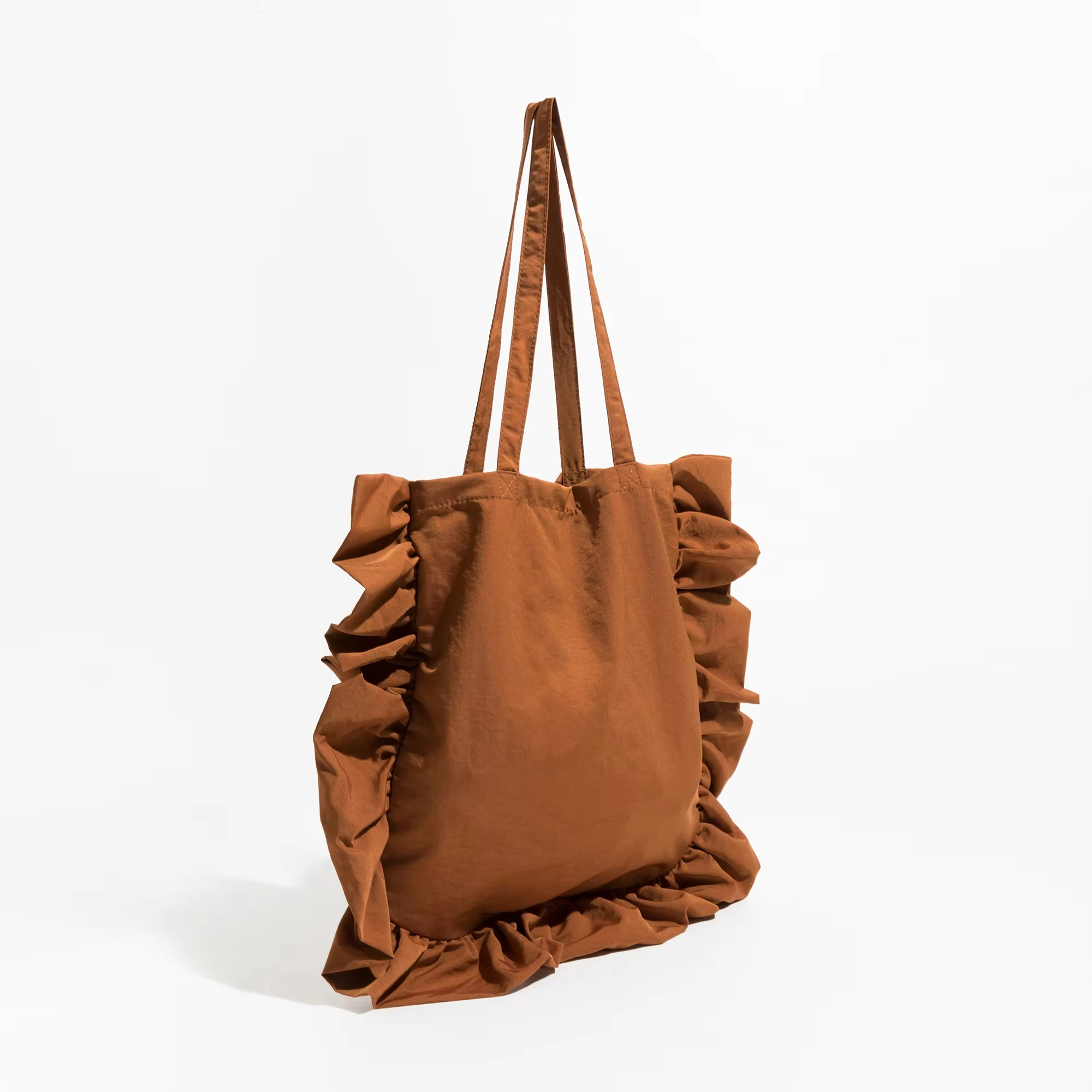 MABULA женская сумка для покупок большой вместимости с рюшами и воланами простая