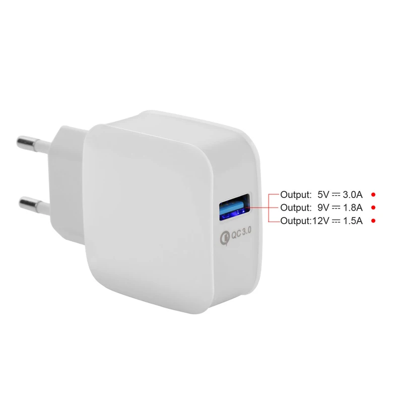 Сетевое зарядное устройство с 1 портом usb 5 В 3 А |