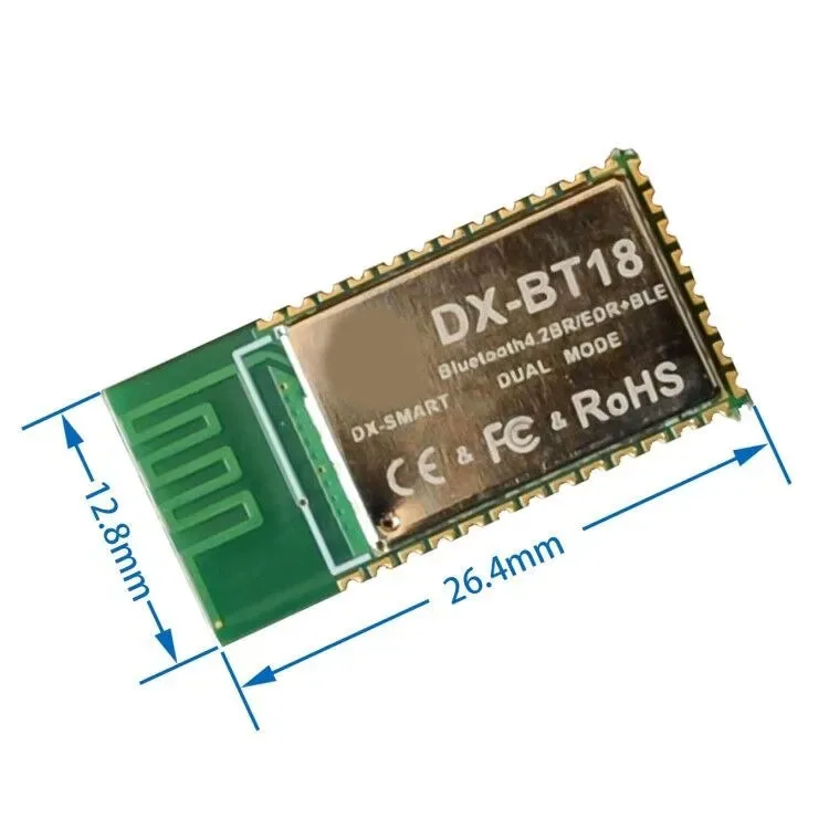 DX-BT18 SPP2.0 Модуль Bluetooth Последовательная передача Поддержка BLE4.0 Совместимость с HC-05