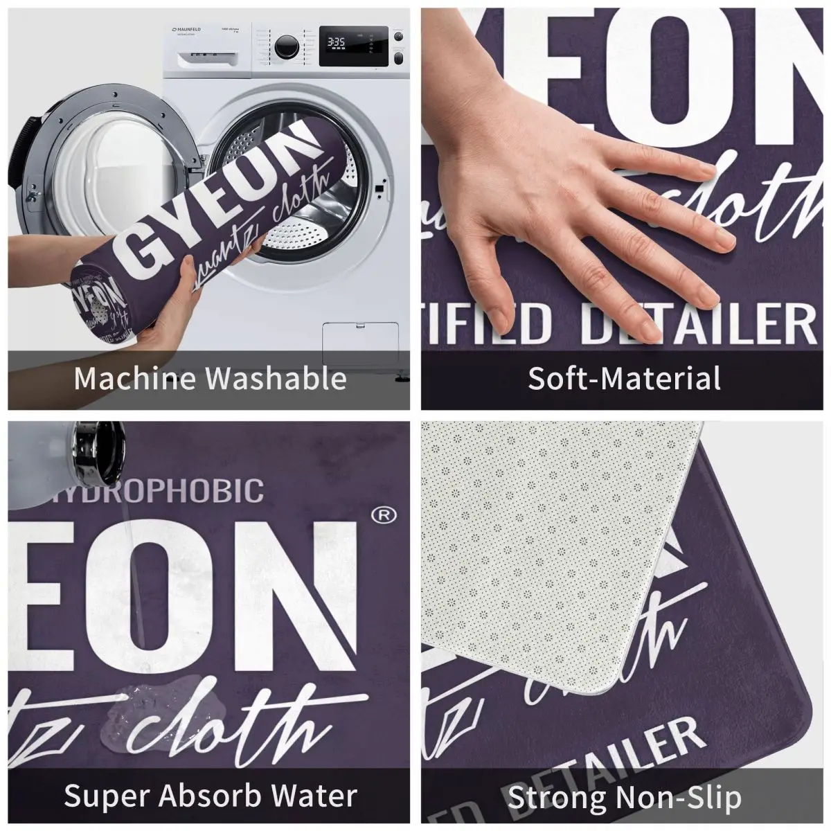 Gyeon 1556 напольный коврик ковер одеяло для ванной комнаты входной двери с узором