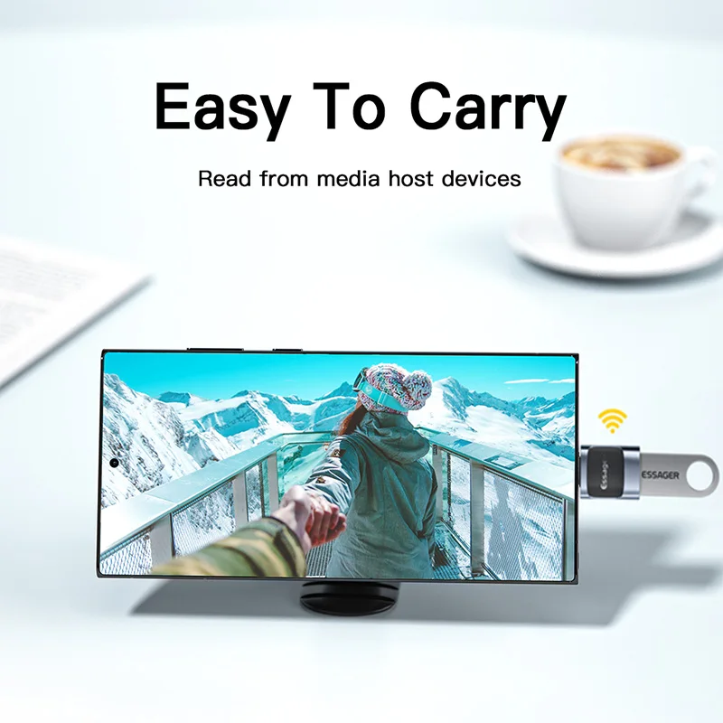 Адаптер Essager USB на Type C OTG Переходник Micro для Xiaomi Oneplus POCO3 HUAWEI Samsung iPad Macbook 3 0 коннектор