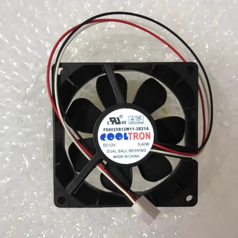 Новый вентилятор охлаждения для COOLTRON FD8025B12W11-3R21A 12 В 5,40 Вт 8 см, преобразователь частоты, вентилятор охлаждения сервера 80*80*25 мм