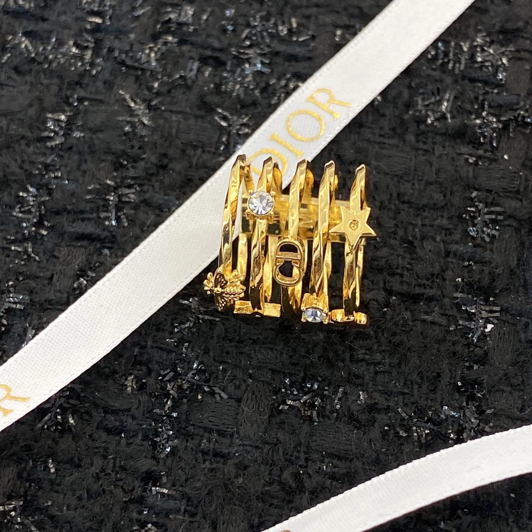 кольцо Dior Благородное элегантное и щедрое модное женское