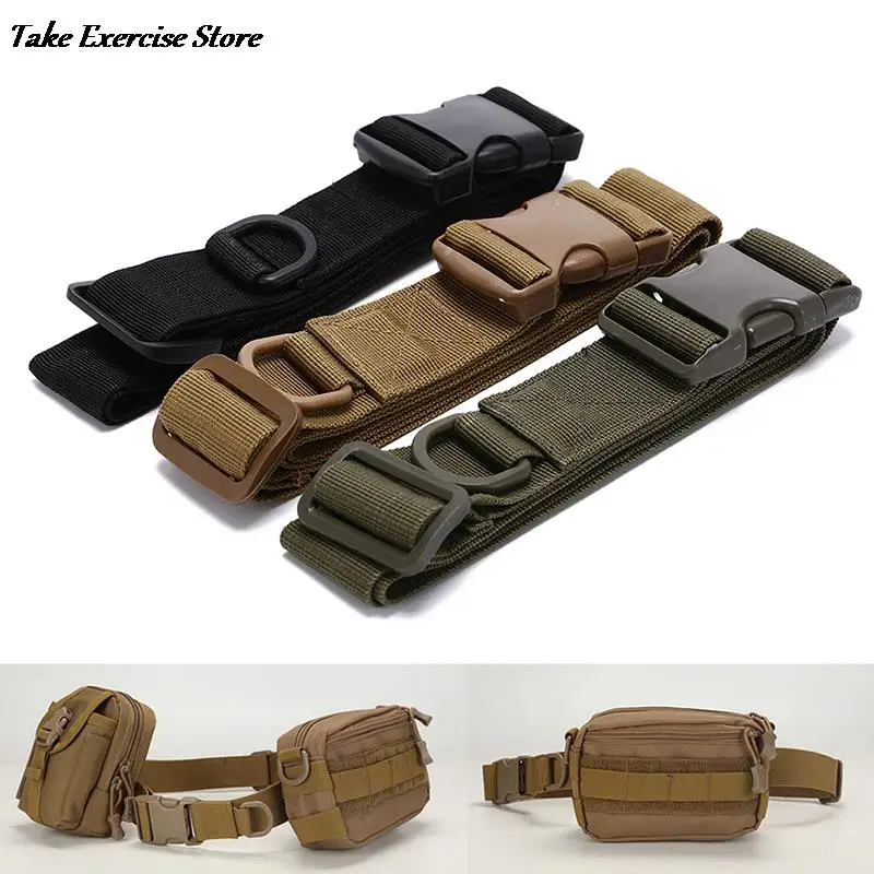 

Simple Tactical Belt Outdoor Equipment Wear Bag Riding Inside Nylon Bag Deputy Military Fans Belt Fastening Tape 3 Colors