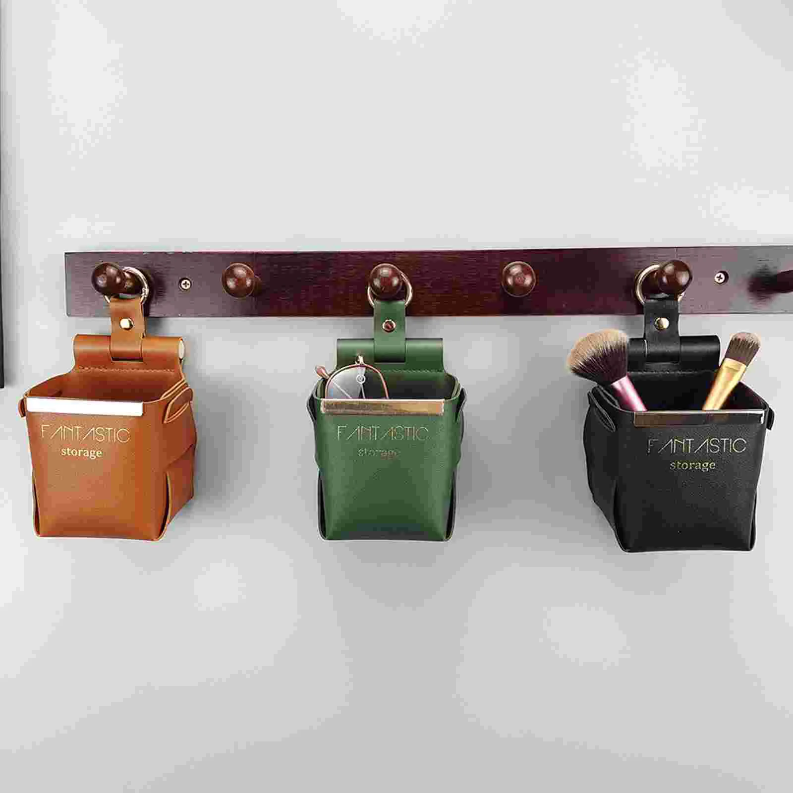 

Organizer Storage Bag Door Hanging Over Closet Wall Stylish Ring Mounted Pouches Sundrymetalbedroom Pocket Basket