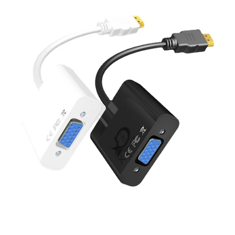 

1080P HDMI to VGA Adapter Gold-Plated HDMI to VGA Adapter (Male to Female) for Computer Desktop Laptop PC t Monitor Project HDTV