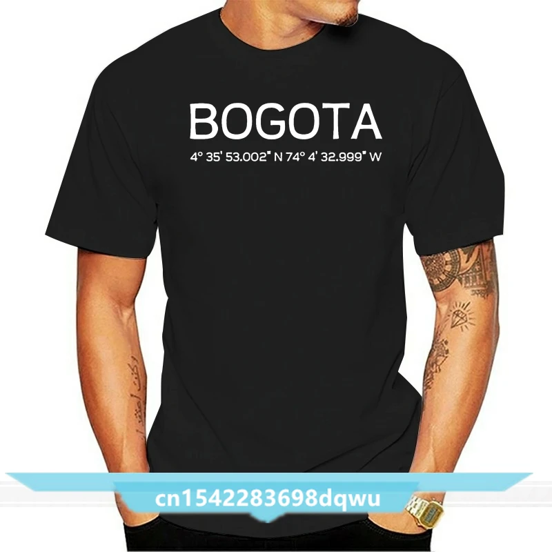 Funny Bogota Colombia T Shirt Men 100% Cotton Boy Girl T Shirts Crew Neck Clothes male brand teeshirt men summer cotton t shirt